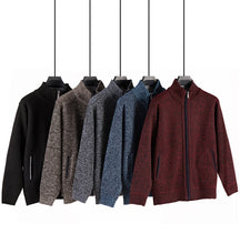 Load image into Gallery viewer, Wool Cardigan Warm Thick Solid Long Sleeve