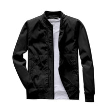 Load image into Gallery viewer, Men Bomber Jacket New Men Jacket Fashion Zipper Windbreaker Mens