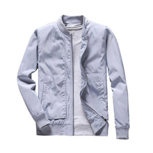 Load image into Gallery viewer, Men Bomber Jacket New Men Jacket Fashion Zipper Windbreaker Mens