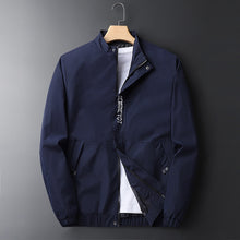 Load image into Gallery viewer, Men Bomber Jacket Thin Slim Windbreaker Jacket mens fashion Outwear