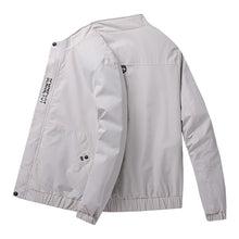 Load image into Gallery viewer, Men Bomber Jacket Thin Slim Windbreaker Jacket mens fashion Outwear