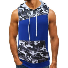 Load image into Gallery viewer, Camouflage Tank Top Hoodies Fitness Tight Fitting