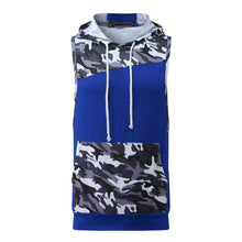 Load image into Gallery viewer, Camouflage Tank Top Hoodies Fitness Tight Fitting