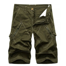 Load image into Gallery viewer, Men Cargo Shorts Summer Cotton Short Men Knee Length Pants Male Casual