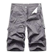 Load image into Gallery viewer, Men Cargo Shorts Summer Cotton Short Men Knee Length Pants Male Casual