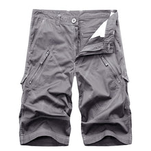 Load image into Gallery viewer, Men Cargo Shorts Summer Cotton Short Men Knee Length Pants Male Casual
