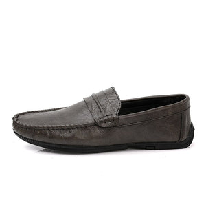 Men Casual Genuine Leather Loafers Shoes Moccasins