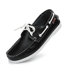 Load image into Gallery viewer, Men Loafers Leather Casual Flat Comfy