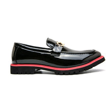 Load image into Gallery viewer, Men Loafers Shoes Red Sole Metal Decoration