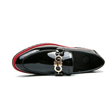 Load image into Gallery viewer, Men Loafers Shoes Red Sole Metal Decoration