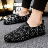 Men Loafers Casual Light Canvas