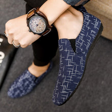 Load image into Gallery viewer, Men Loafers Casual Light Canvas