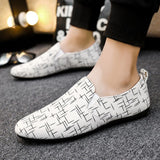 Men Loafers Casual Light Canvas