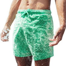 Load image into Gallery viewer, Men Magic Color Changing Swim Trunks Water Discoloration Surf Beach - Sophornlilly