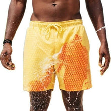 Load image into Gallery viewer, Men Magic Color Changing Swim Trunks Water Discoloration Surf Beach - Sophornlilly
