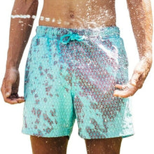 Load image into Gallery viewer, Men Magic Color Changing Swim Trunks Water Discoloration Surf Beach - Sophornlilly