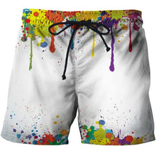 Load image into Gallery viewer, Men Shorts Fashion Plant 3D Leaf Print Shorts