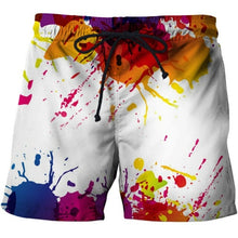 Load image into Gallery viewer, Men Shorts Fashion Plant 3D Leaf Print Shorts