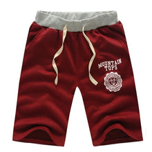 Load image into Gallery viewer, Men Shorts Pant Summer Beach Loose Cotton Short Man Gym Fitness Knee