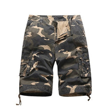 Load image into Gallery viewer, Men Summer Camouflage Bermuda Cargo Shorts Loose Multi pocket military - Sophornlilly