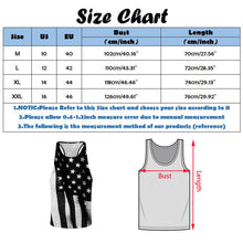Load image into Gallery viewer, Men Summer Tank Tops Casual Beach O Neck American Flag Printed
