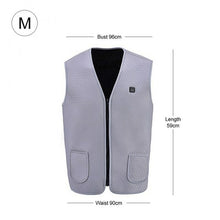 Load image into Gallery viewer, Men Women Outdoor USB Infrared Heating Vest Jacket Winter Flexible