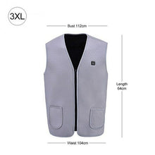 Load image into Gallery viewer, Men Women Outdoor USB Infrared Heating Vest Jacket Winter Flexible