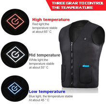 Load image into Gallery viewer, Men Women Outdoor USB Infrared Heating Vest Jacket Winter Flexible