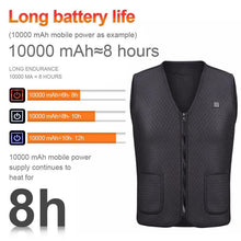 Load image into Gallery viewer, Men Women Outdoor USB Infrared Heating Vest Jacket Winter Flexible