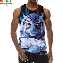Load image into Gallery viewer, Men's Animals Graphic Sleeveless Tank Tops
