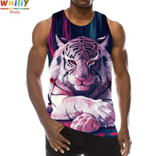 Load image into Gallery viewer, Men's Animals Graphic Sleeveless Tank Tops