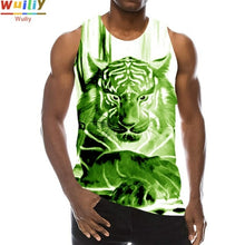 Load image into Gallery viewer, Men's Animals Graphic Sleeveless Tank Tops