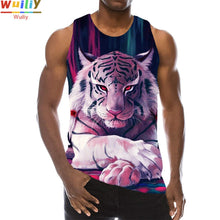 Load image into Gallery viewer, Men's Animals Graphic Sleeveless Tank Tops