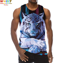 Load image into Gallery viewer, Men's Animals Graphic Sleeveless Tank Tops