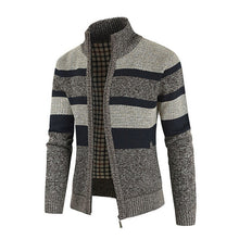 Load image into Gallery viewer, Men&#39;s Autumn and Winter Fashion Sweater Patchwork Knitted Cardigan