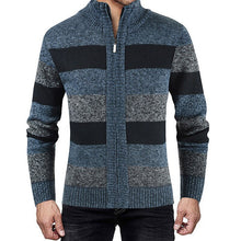 Load image into Gallery viewer, Men&#39;s Autumn and Winter Fashion Sweater Patchwork Knitted Cardigan