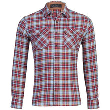 Load image into Gallery viewer, Men's Classic Casual Wear Flannel Striped Long sleeved Shirt Middle