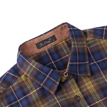Load image into Gallery viewer, Men's Classic Casual Wear Flannel Striped Long sleeved Shirt Middle