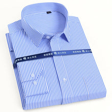 Load image into Gallery viewer, Men's Classic Long Sleeve Solid/striped Basic Dress Shirts Single