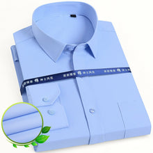 Load image into Gallery viewer, Men's Classic Long Sleeve Solid/striped Basic Dress Shirts Single