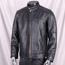 Load image into Gallery viewer, Cowhide Leather Short Coat