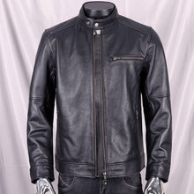 Load image into Gallery viewer, Cowhide Leather Short Coat