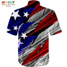 Load image into Gallery viewer, Men's Graphic United States Button Down Shirts Novelty Beach 3D