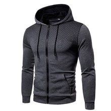 Load image into Gallery viewer, Men's Jackets Hooded Coats Casual Zipper Sweatshirts Male Tracksuit