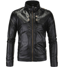 Load image into Gallery viewer, Leather Jacket British Style