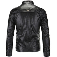 Load image into Gallery viewer, Leather Jacket British Style