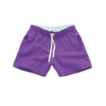 Load image into Gallery viewer, Men's Quick Dry Beach Pants Plain Three Quarter Pants Loose Swim