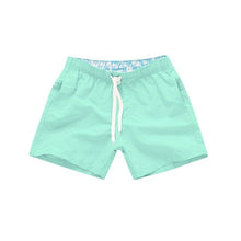 Load image into Gallery viewer, Men's Quick Dry Beach Pants Plain Three Quarter Pants Loose Swim