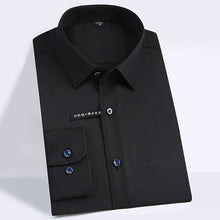 Load image into Gallery viewer, Men's Regular fit Long Sleeve Stretch Easy Care Shirt Formal Business