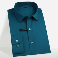 Load image into Gallery viewer, Men's Regular fit Long Sleeve Stretch Easy Care Shirt Formal Business